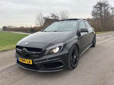 Mercedes-Benz A-klasse 45 AMG 4MATIC Pano Miltek 360pk Leer