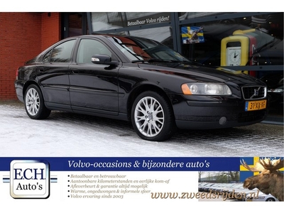 Volvo S60 2.5T 210 pk Drivers Edition, Schuifdak, Leer