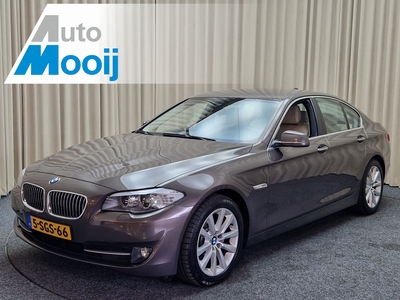 BMW 5-SERIE 520d *Slechts 112.866km* Leder / Stoelverwarming / Xenon / ECC Clima / Cruise Control / Navigatie / LMV