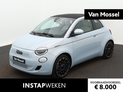 FIAT 500 500e La Prima 42 kWh by Bocelli | Cabrio | Winterpack || VAN MOSSEL VOORRAADVOORDEEL ||