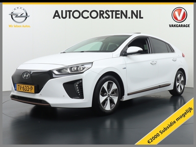 HYUNDAI IONIQ Premium EV Camera Adap.Cruise Leer Schuifdak Navi Stoel-Stuurverw. Apple/Android Pdc Elek.Stoel Blindspot Lane-dep. Led Tel. Usb Ecc Isofix 16''LM