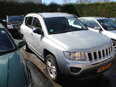 JEEP COMPASS 2.0 APK tot 22-08-2024 Airco/Stoelverwarming/Parkeersensoren/Leren bekleding/Bluetooth/Navigatie/Cruise Control/Trekhaak/Lichtmetalen velgen/Airco