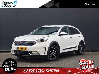 KIA NIRO 1.6i Hybrid ExecutiveLine Dealer onderhouden | Meest luxe uitvoering | Navi | Apple Carplay/Android Auto | Leder | Climate & (adaptieve) cruise control | Stoelverwarming & ventilatie | Trekhaak | Metallic lak | Bovag garantie | NAP