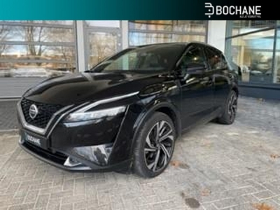 NISSAN QASHQAI 1.3 MHEV 158 Xtronic Tekna Plus Automaat / Cruise / Clima / Full LED / Navigatie / 360 Camera / PDC V+A / Panodak / 20 Inch / Apple Carplay of Android auto