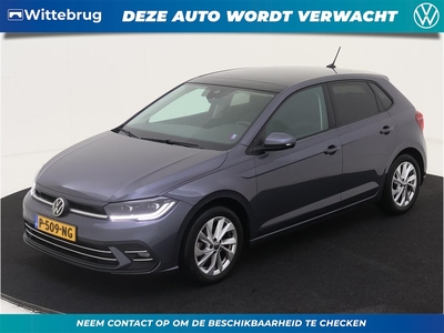 VOLKSWAGEN POLO 1.0 TSI Style DSG/ Metallic/ Dig. Cockpit/ Panoramadak/ Led/ Do Glas/ Parkeersensor V.+ A/ Clima/ 16 lmv/ APP P4