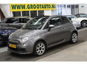 Fiat 500C 0.9 TwinAir 500S NAP, Airco, Leer/Stof, Stuurbekrachtiging