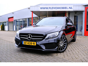 Mercedes-Benz C-klasse Estate 180 AMG Sport Edition Premium Plus Aut. Pano|Burmester|1e Eig|Leder|LMV|360cam|Enz!