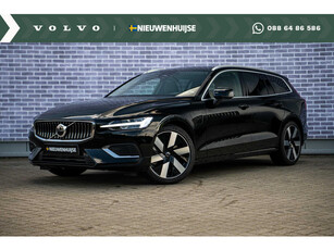 Volvo V60 2.0 T6 Plug-in hybrid AWD Essential Edition | Uit Voorraad Leverbaar | Driver Assist | Climate | Fiscaal 54870 | Leder | 19