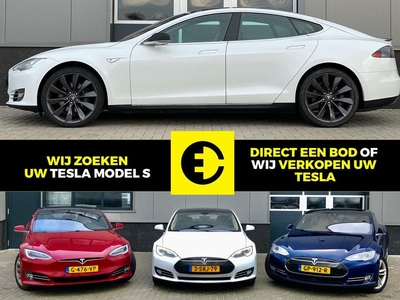 Tesla Model S | Alle uitvoeringen gezocht | Verkoop uw Tesla