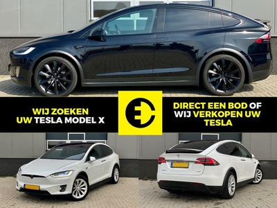 Tesla Model X | Alle uitvoeringen gezocht | Verkoop uw Tesla