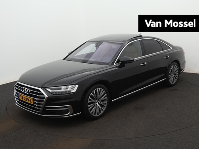 AUDI A8 55 TFSI quattro Pro Line Plus 340 PK | 20 inch | HD Matrix LED Koplampen | Panorama dak | Leder pakket | Assistentiepakket City + Tour | Head-up Display | Bang & Olufsen Premium 3D Sound | Alcantara hemelbekleding | Achteras besturing | Interieur voorv...