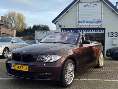 BMW 1-serie Cabrio 118I LEDER/CLIMATE/PDC/XENON/CRUISE/APARTE-KLEUR