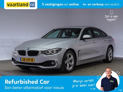 BMW 4 Serie Gran Coupe 430i High Executive Aut [ Leder Led Nav Stoelverwarming ]