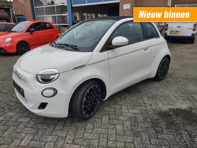 Fiat 500e Cabrio - 42KW/ 300 KM Bereik met 2000 Subsidie