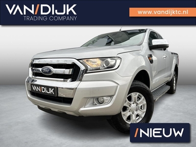 Ford Ranger 2.2 TDCi XLT Supercab 4x4 Hi Low Gear 161 PK ✓Navigatie ✓Climate ✓Cruise ✓Mountain Roll Top ✓Trekhaak