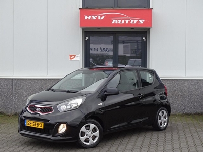 Kia Picanto 1.0 CVVT radio/CD org NL 2011 zwart