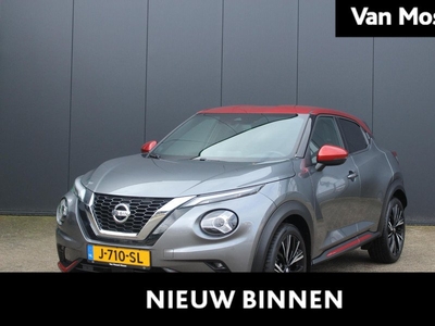 Nissan Juke 1.0 DIG-T 115Pk Automaat N-Design | Apple & Android Carplay | Navigatie | Parkeersensoren Voor & Achter | 360 Camera | Verwarmbare Voorstoelen & Voorruit | Adaptieve Cruise Control |