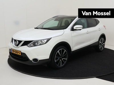 Nissan Qashqai 1.2 115 PK Tekna Navigatie / Climate Control / Cruise Control / Lichtmetaal / Leder / Panorama dak