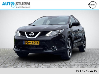 Nissan Qashqai 1.2 N-Connecta Design Pack | Trekhaak | Panoramadak | Navigatie | 360° Camera | Keyless Entry | Cruise & Climate Control | Rijklaarprijs!