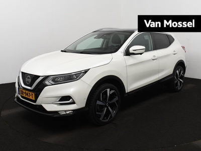 Nissan Qashqai 1.2 Tekna | Navigatie | Afneembare Trekhaak | 360 Camera | Stoel/voorruitverwarming | Panorama Dak | Climate Control