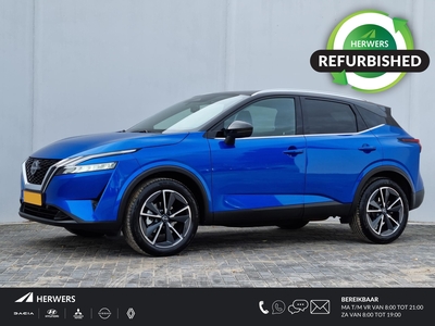 NISSAN QASHQAI 1.3 MHEV Xtronic Tekna Automaat / Trekhaak (1800KG Trekgewicht) / Panoramadak /