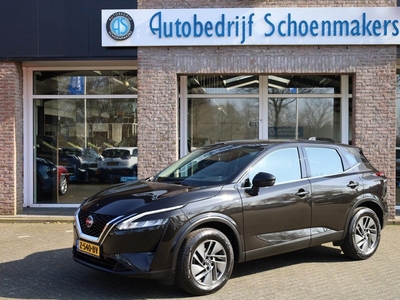 Nissan Qashqai 1.3 MHEV Xtronic TREKHAAK CAMERA RUIT/STUUR/STOELVERWARMING DODEHOEK DAB CARPLAY GSM-LADER 17