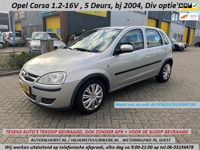 Opel Corsa 1.2-16V Maxx, Diverse Corsa's wij werken