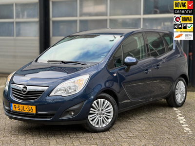 Opel Meriva 1.4 Turbo Cosmo LPG|Cruise|Vol dealeronderhouden|Groot onderhoudsbeurt|Airco|5 drs|Onderhoudshistorie|Lux Parrotsystem