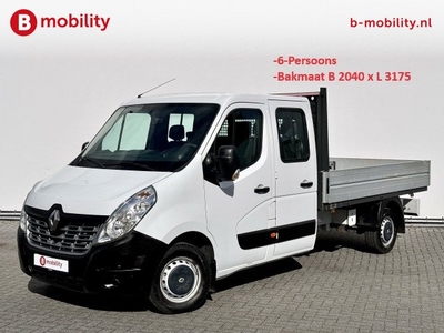 Renault Master T35 2.3 dCi 145PK L3 Pick-Up Dubbel Cabine Laadbak | 6-Persoons | Airco | Bluetooth Telefoon