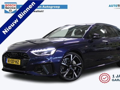 Audi A4 Avant 40 TFSI S edition | Incl. 1 jaar garantie | 1ste eigenaar! | S-line interieur/exterieur | Black optic | Apple carplay | Cruise | Elek. achterklep | Zwarte hemel | Stoel verwarming | Drive select |