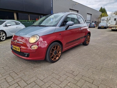 Fiat 500 1.4-16V Pop leer,stoelverwarming,pdc,schuifdak