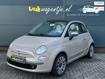 Fiat 500 C 1.2 Lounge Cabrio *cappuccino *16” * VERKOCHT *