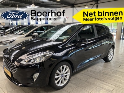 Ford Fiesta EcoBoost 95PK Titanium Parkeersensoren I Cruise I All season I Applecaplay/andr. auto