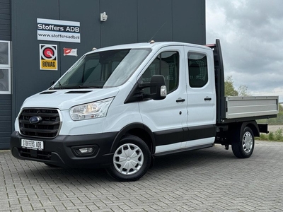 Ford Transit 310 2.0 EcoBlue 130pk L2 Pick-up Dubbel Cabine 7-Pers | Trekhaak 2550KG | Airco | Cruise | Bluetooth | Kunstleder