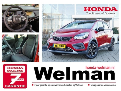 Honda Jazz 1.5i e:HEV ADVANCE CROSSTAR - HYBRID - AUTOMAAT - CAMERA