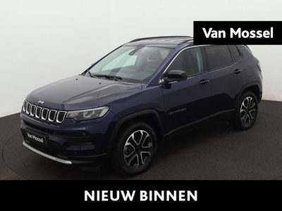 Jeep Compass 4xe 190 Plug-in Hybrid Electric Limited Lease Ed. | Apple carplay/Android | Parkeer camera | Navigatie | Half lederen bekleding | Sensoren v+a |