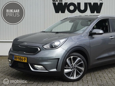 Kia Niro 1.6 GDi Hybrid SportsLine Automaat Navigatie | Leder | 18 inch | Dodehoeksensoren | Stoel + Stuurverwarming