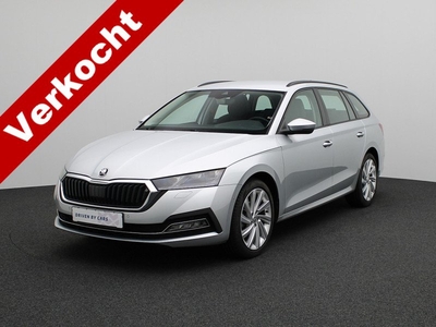 Škoda Octavia Combi 1.5 TSI First Edition Leder/Alcantara - 18Inch LMV - Navigatie - Adaptieve Cruise control - Canton Audio - Achteruitrijcamera - Adaptieve led verlichting - Parkeersensoren V+A - 1500KG trekgewicht