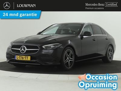 Mercedes-Benz C-Klasse 180 Luxury Line AMG lichtmetalen velgen | Navigatie | MBUX | Parking support | Trekhaak elct wegklapbaar | inclusief 24 maanden MB Certified garantie voor europa