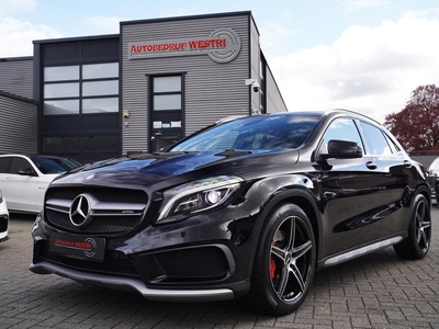 Mercedes-Benz GLA-klasse AMG 45 4MATIC | Memory stoelen | Leder/Alcantara Kuipstoelen | Stoelverwarming | 100% onderhouden | NAP |