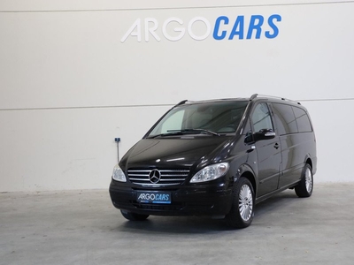 Mercedes-Benz Viano 3.0 CDI DUBBEl CABINE LANG 5 ZITS AIRCO MARGE TREKHAAK PDC CRUISE CONTROL LEDER ZEER NETTE BUS