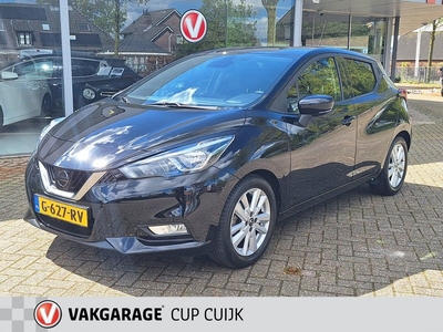 Nissan Micra 1.0 IG-T N-Connecta Navigatie met Camera - Cruise Control - Noodrem assist - Airco - regen en licht sensor