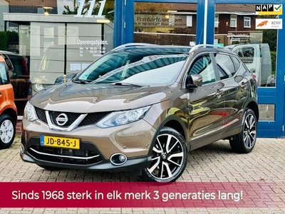 Nissan Qashqai 1.2 Tekna AUTOMAAT NL AUTO NAP! Pano l Navi l 360Camera l Leder l Cruise l Xenon l Lane assist l 18'LM! Top l Deale