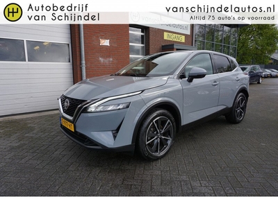 Nissan QASHQAI 1.3 MHEV Xtronic N-Style AUTOMAAT LUXE! 15.256 KM 1E EIGENAAR - NAVI - 360° CAMERA - PDC V+A - ADAPT. CRUISE - LED - APPLECARPLAY/ANDROID - 19'' LMV - DODEHOEK SENSOR - PARKEERASSISTENT - KEYLESS - CLIMA ETC