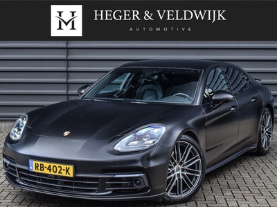 Porsche Panamera 4.0 4S | MATT WRAP | LED-MATRIX | SOFT CLOSE | CAMERA | BOSE SOUND | BLACK OPTIC | LEDEREN SPORTSTOELEN