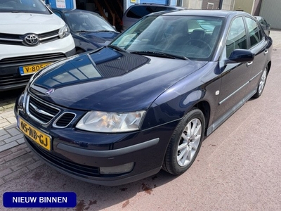 Saab 9-3 Sport Sedan 1.8t Linear met LEER en 214.104km NAP + Boekjes Originele auto voor de liefhebber.