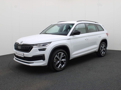 Skoda Kodiaq 1.5TSI/150PK Sportline 7p. DSG · Navigatie · Leder/Alcantara · Parkeersensoren + camera