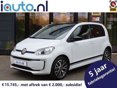 Volkswagen e-Up! 61kW Black Style Ecc/Camera/Winterpakket/DAB/PDC/CRC/16