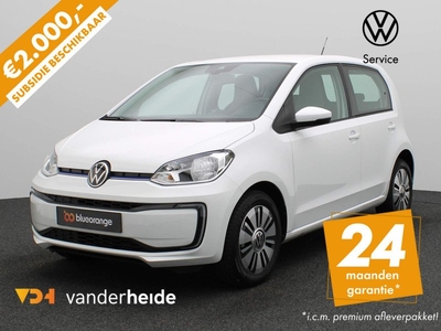 Volkswagen e-Up! Style 83PK CCS, achteruitrijcamera, cruise control, voorruit/stoelverwarming, parkeerhulp achter, 15'' lichtmetaal