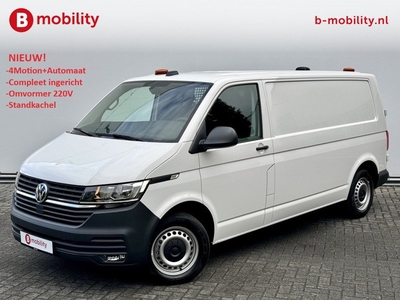 Volkswagen Transporter 2.0 TDI L2H1 150PK 4-Motion DSG Automaat NIEUW | Omvormer | Standkachel | Trekhaak | Compleet ingericht!